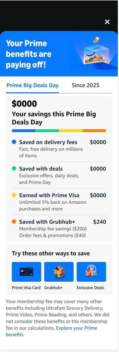 Push reminder: Don't forget your Prime credit
